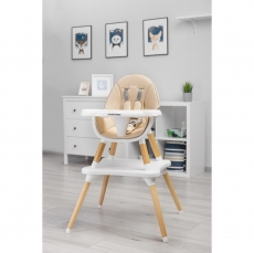 Дитячий стільчик для годування Caretero Tuva Beige